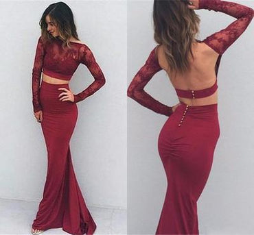 Long Sleeves Prom Dresses On Sale ...